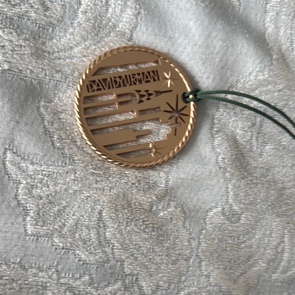 David Yurman Gold Ornament